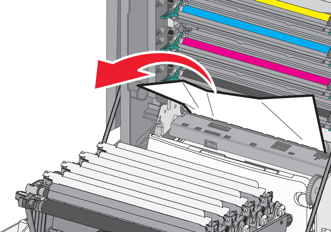 Repeating '200.11 paper jam' or '201.08 paper jam' | Lexmark C748